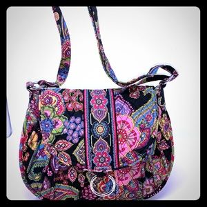 Vera Bradley Paisley Flowered Crossbody Bag Magnet